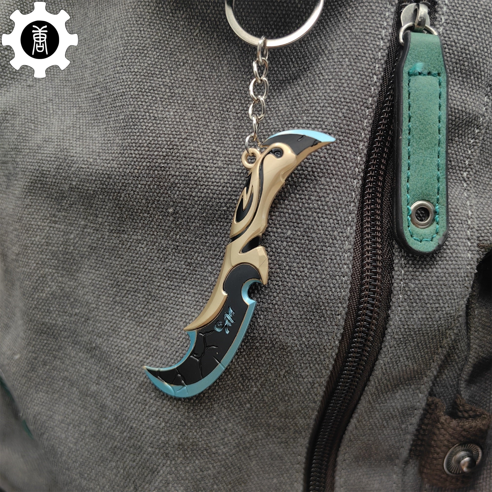 Val Luna's Descent Knife Keychain Metal Backpack Pendant - Tophatter Daily Deals