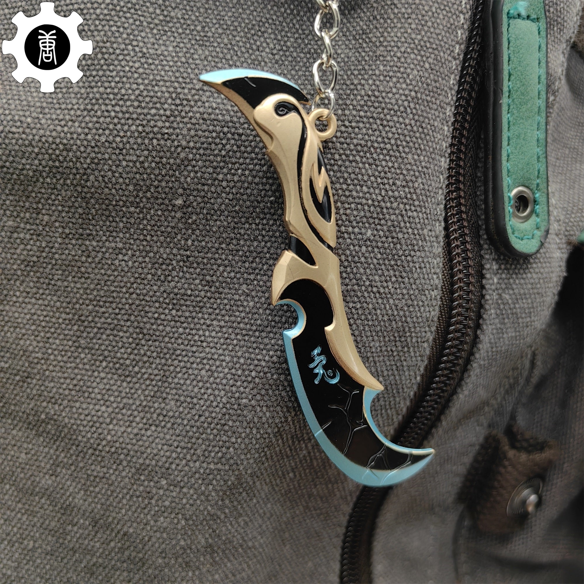 Val Luna's Descent Knife Keychain Metal Backpack Pendant - Tophatter Daily Deals