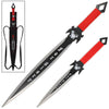 Lurid Souls For Glory Flaming Battle Sword With Throwing Knife - TOPHATTER'S ARMORY DEALS Collectible Weapons - Tophatter Daily Deals