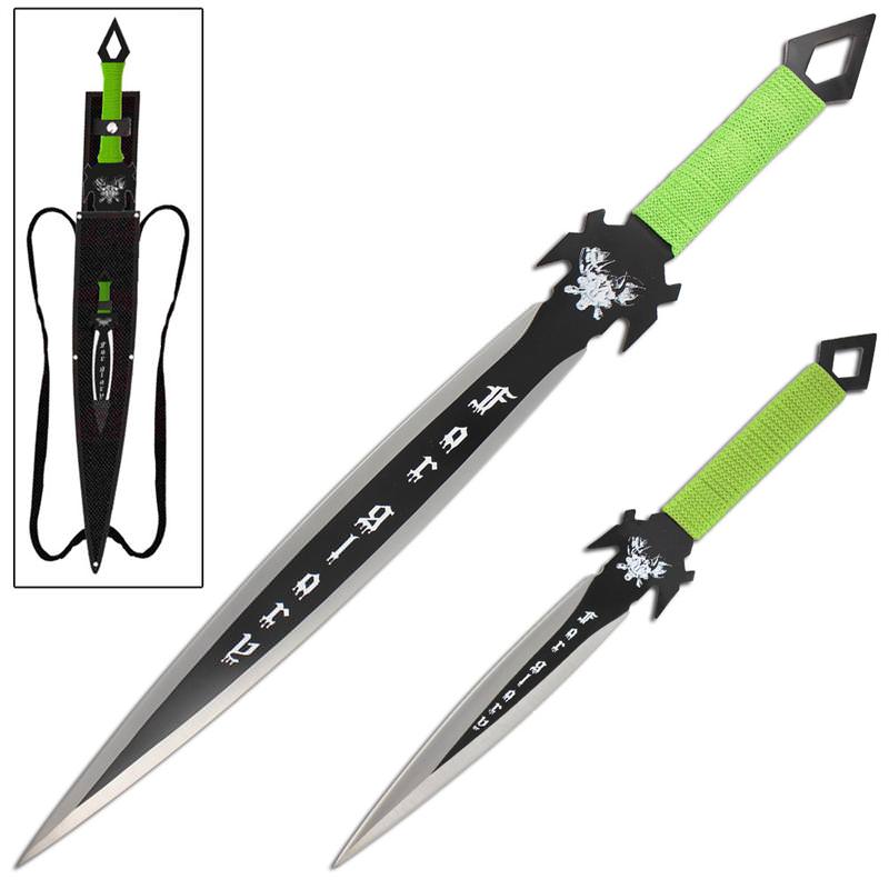 Lurid Souls For Glory Mantis Battle Zombie Sword With Throwing Knife - TOPHATTER'S ARMORY DEALS Collectible Weapons - Tophatter Daily Deals