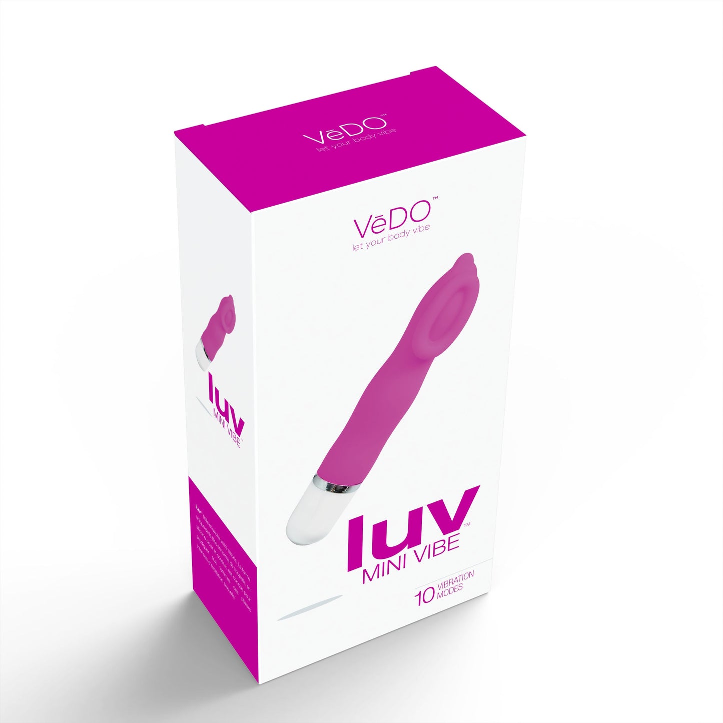 Luv Mini Vibe Hot in Bed Pink Clitoral Massager Toy Compact > Vibrators > Mini Vibrators - Tophatter Daily Deals