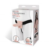 Lux Fetish 6 Inch Strap-On With Balls in Natural Skin Tone > Dildos > Strap On Harnesses - Tophatter Daily Deals