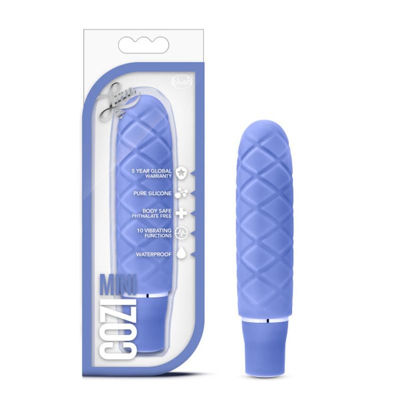 Luxe Cozi Mini Periwinkle - Compact Vibrating Silicone Toy > Vibrators > Finger Vibrators - Tophatter Daily Deals
