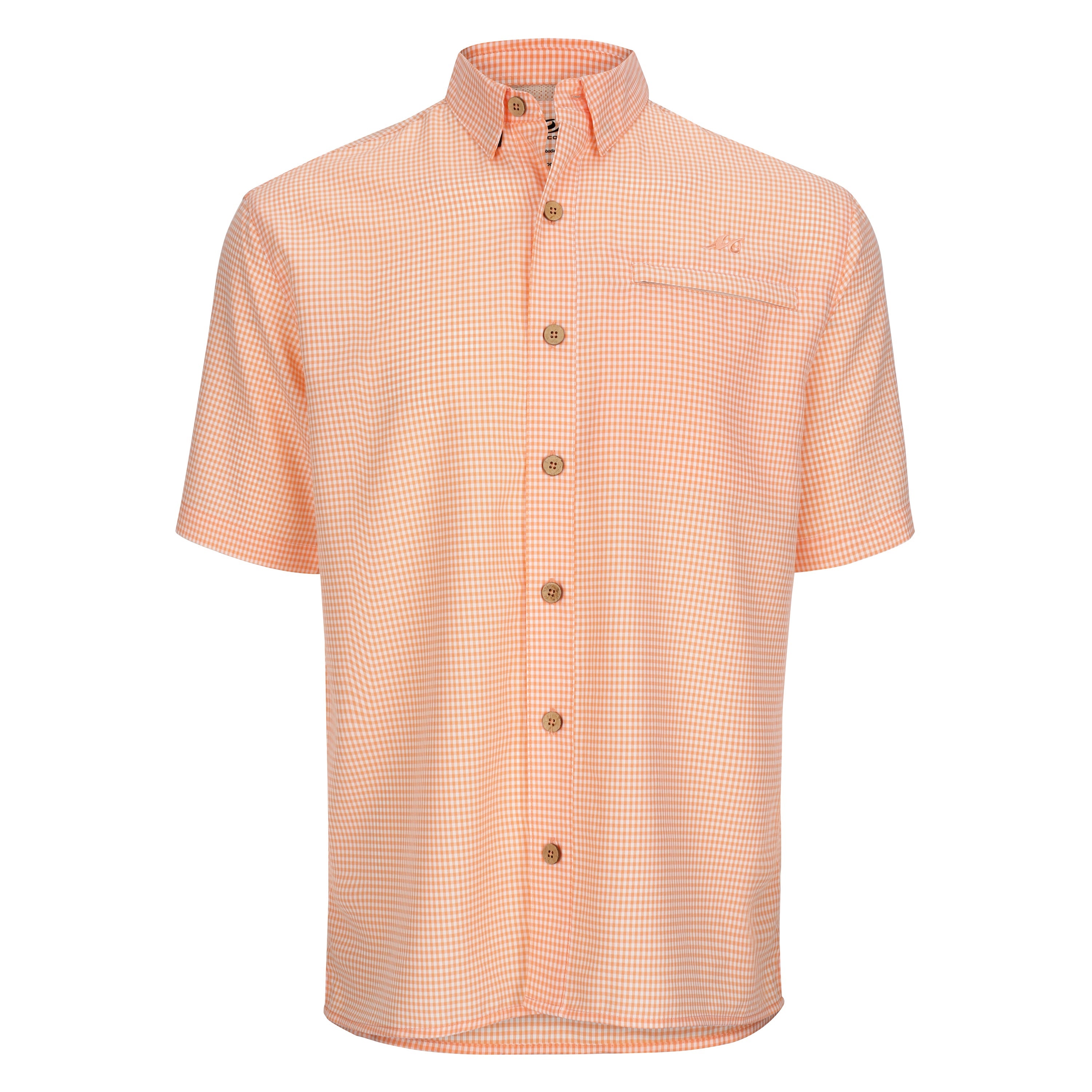 Mojo Sportswear Company Mr. Big Sport Check Short Sleeve Men's Fishing Shirt Sailor Sunset Polos - Tophatter Daily Deals