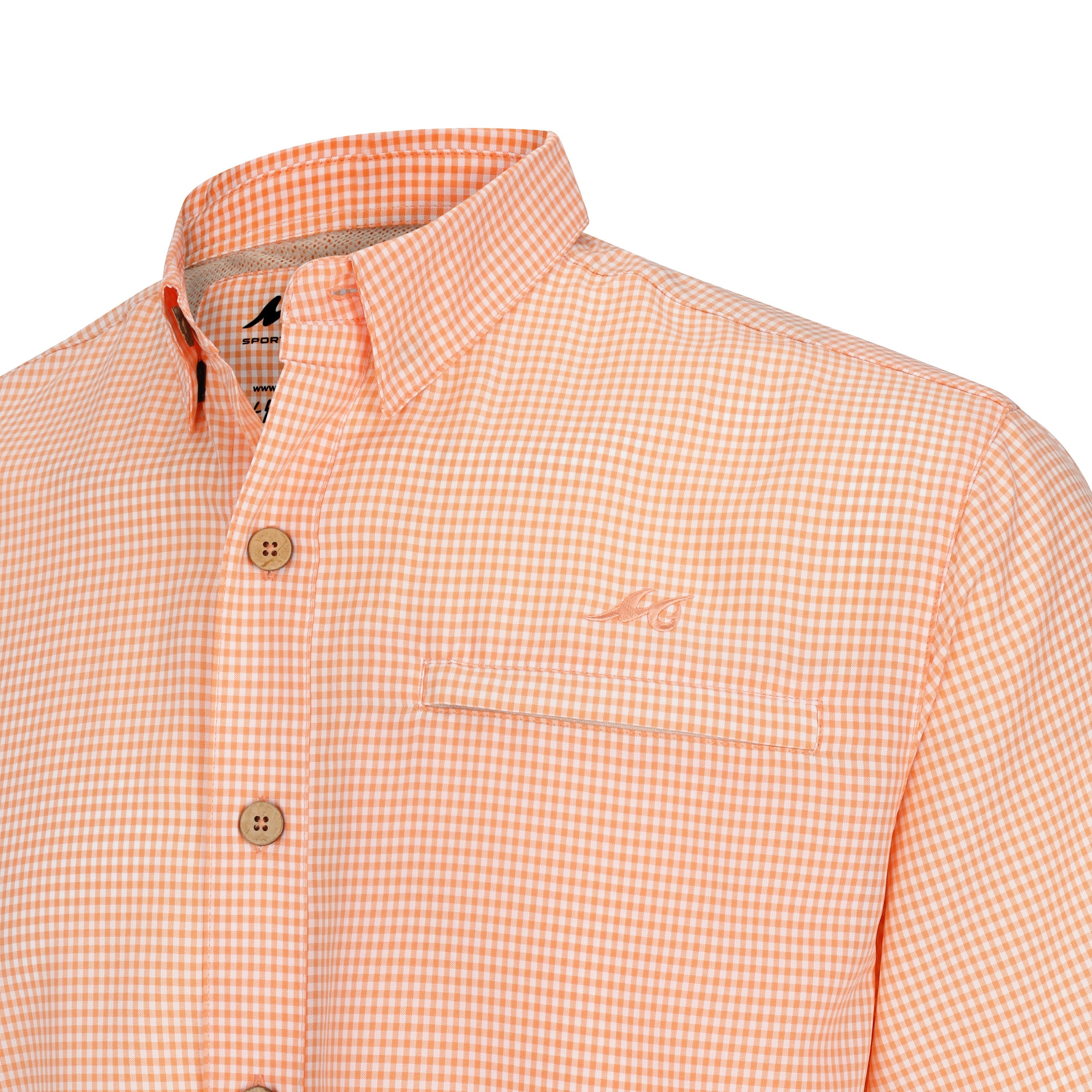 Mojo Sportswear Company Mr. Big Sport Check Short Sleeve Men's Fishing Shirt Polos - Tophatter Daily Deals
