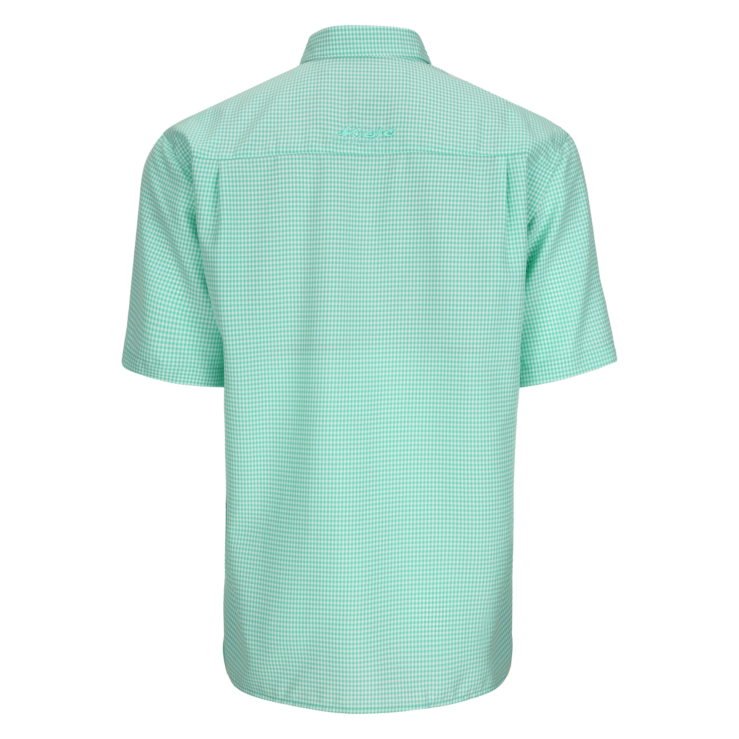 Mojo Sportswear Company Mr. Big Sport Check Short Sleeve Men's Fishing Shirt Polos - Tophatter Daily Deals