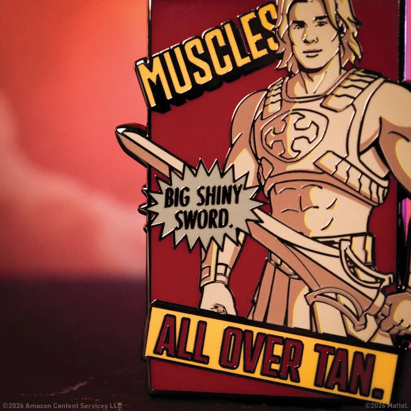 Masters of the Universe® 2026 - Limited Edition He-Man Pin Badge Pin Set - Tophatter Daily Deals