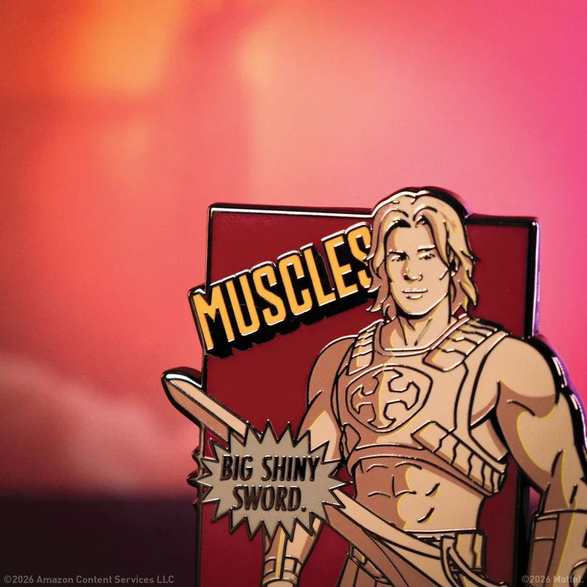 Masters of the Universe® 2026 - Limited Edition He-Man Pin Badge Pin Set - Tophatter Daily Deals
