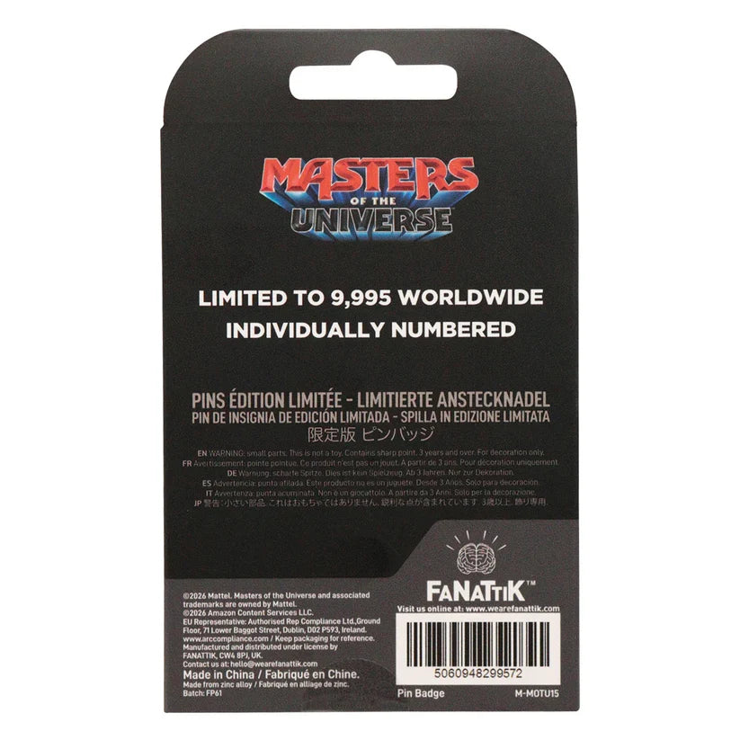 Masters of the Universe® 2026 - Limited Edition He-Man Pin Badge Pin Set - Tophatter Daily Deals