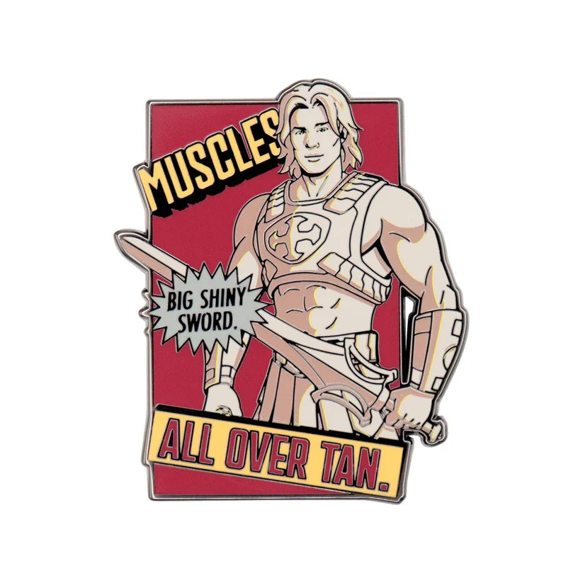 Masters of the Universe® 2026 - Limited Edition He-Man Pin Badge Pin Set - Tophatter Daily Deals