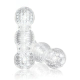 M for Men Master Stroker Clear 6 Inch Pocket Size > Sex Toys For Men > Masturbators > Manual - Tophatter Daily Deals