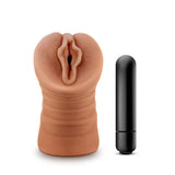 M for Men Sofia Mocha Vibrating Male Masturbation Sleeve > Sex Toys For Men > Masturbators > Vibrating - Tophatter Daily Deals