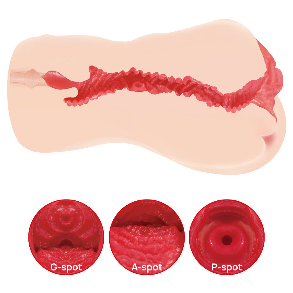 Kokos Vanilla Onahole – Dual Layer Vagina Stroker > Sex Toys For Men > Masturbators > Manual - Tophatter Daily Deals