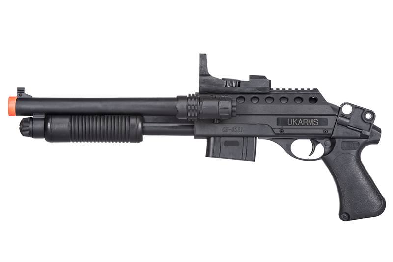 M0581A Tactical Pump Action Spring Airsoft Shotgun - TOPHATTER'S ARMORY DEALS Collectible Weapons - Tophatter Daily Deals
