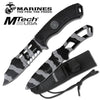 Urban Camo USMC Marines Grunt Fixed Blade Knife Thrower Set - TOPHATTER'S ARMORY DEALS Collectible Weapons - Tophatter Daily Deals