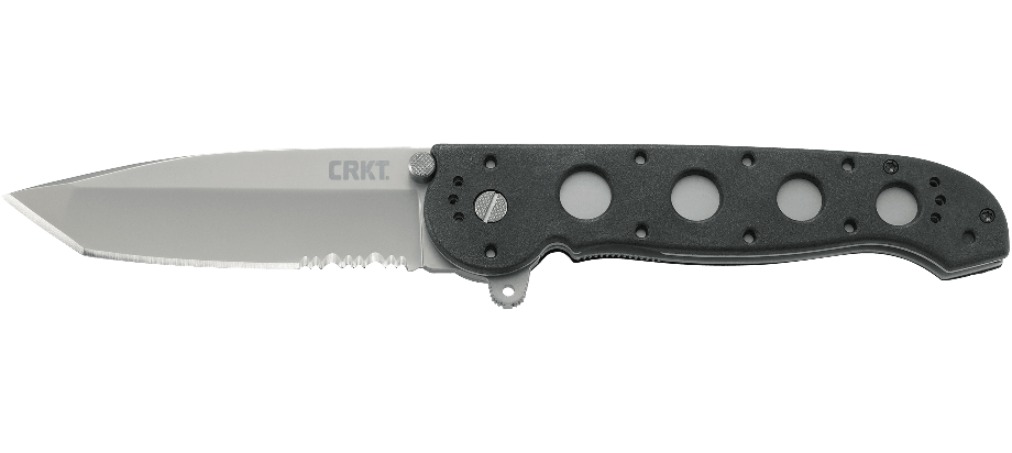 CRKT Carson M16-14Z - Tanto Flipper Knife - Black Handle Knives - Tophatter Daily Deals