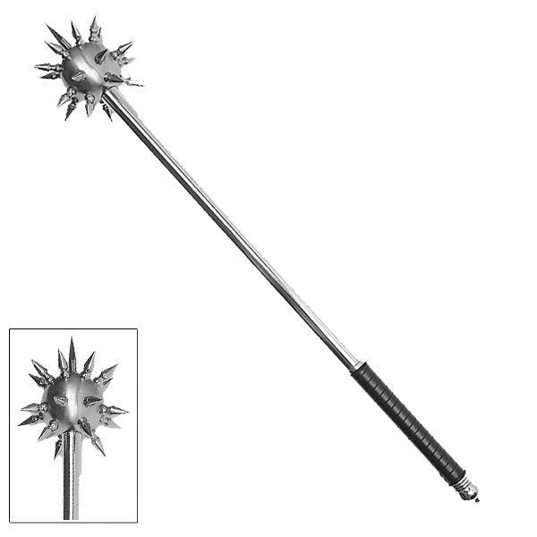 35 Inch Medieval Battle Mace Ball With Spikes Collectible Weapons - Tophatter Daily Deals