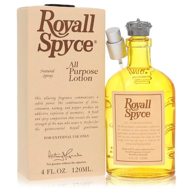 Royall Spyce by Royall Fragrances All Purpose Lotion / Cologne 4 oz for Men 4 oz All Purpose Lotion - Tophatter Daily Deals