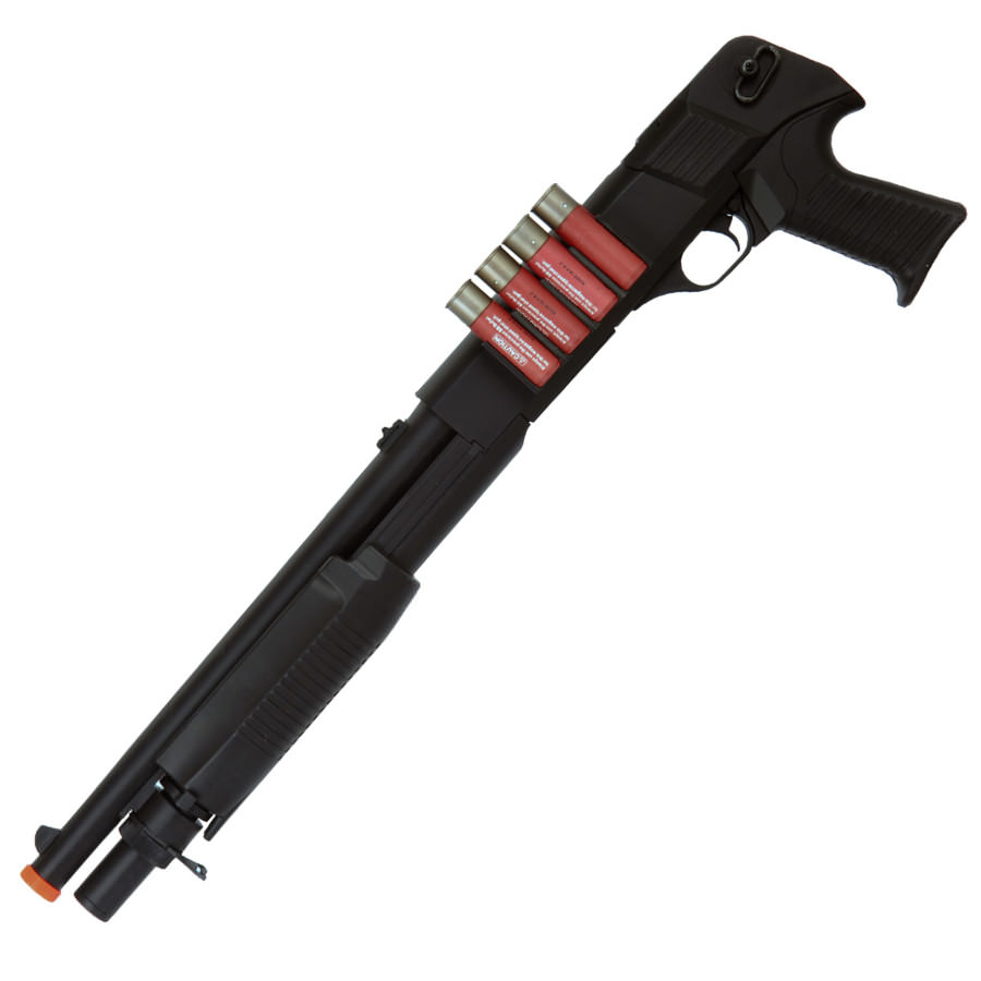 M183A1 Tactical Pump Action FPS-380 Spring Airsoft Shotgun - TOPHATTER'S ARMORY DEALS Collectible Weapons - Tophatter Daily Deals