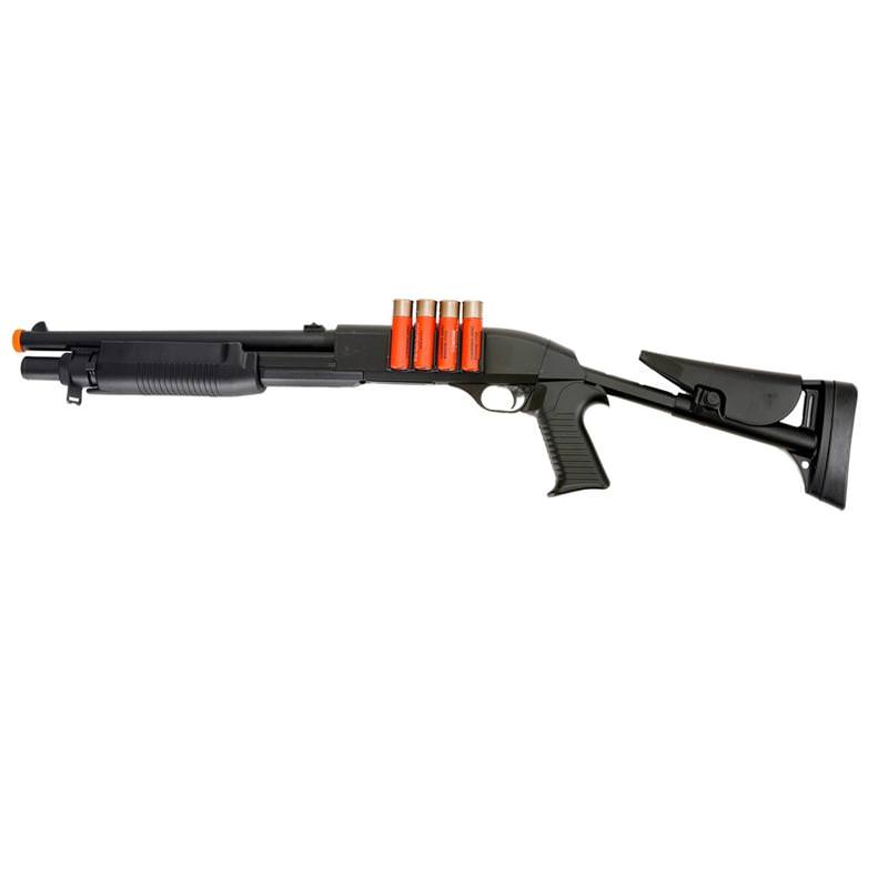 Spring M183A3 Shotgun FPS-380, With Shell BB Holders, Airsoft Gun - Tophatter's Army Products & Self Defense Collectible Weapons - Tophatter Daily Deals