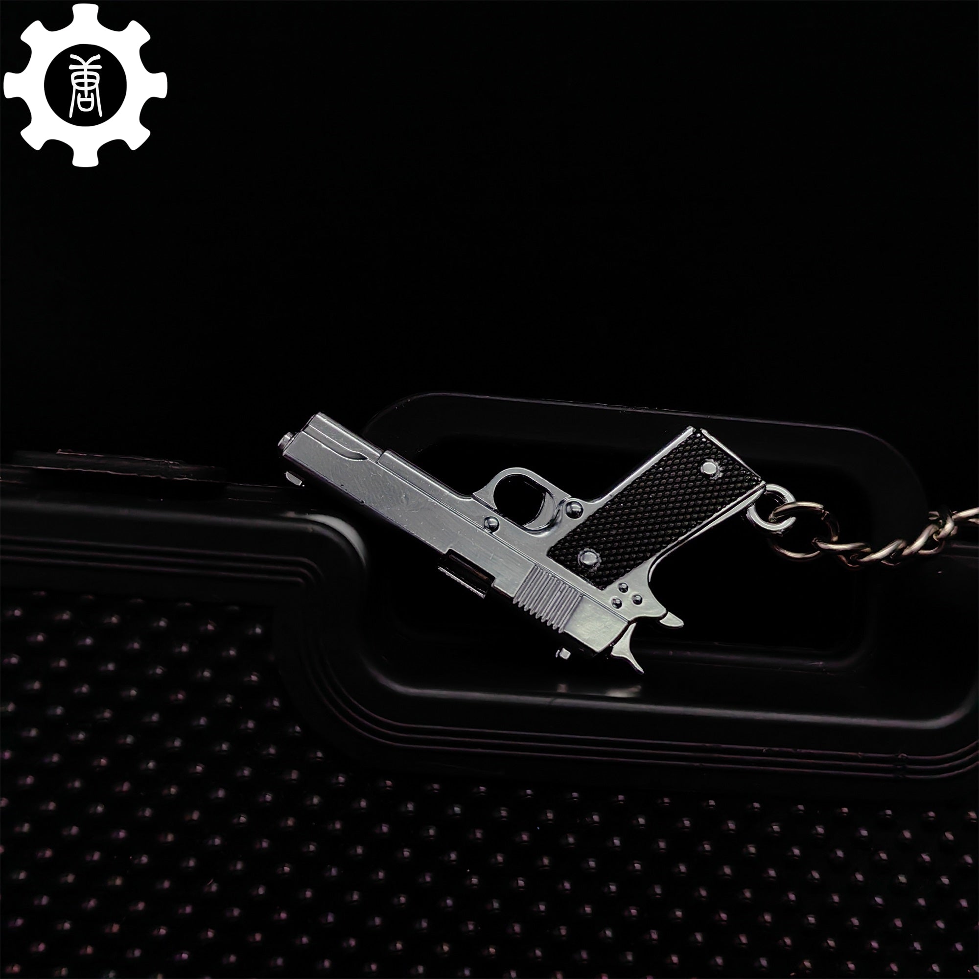 Mini M1911 Pistol Metal Keychain - Tophatter Daily Deals