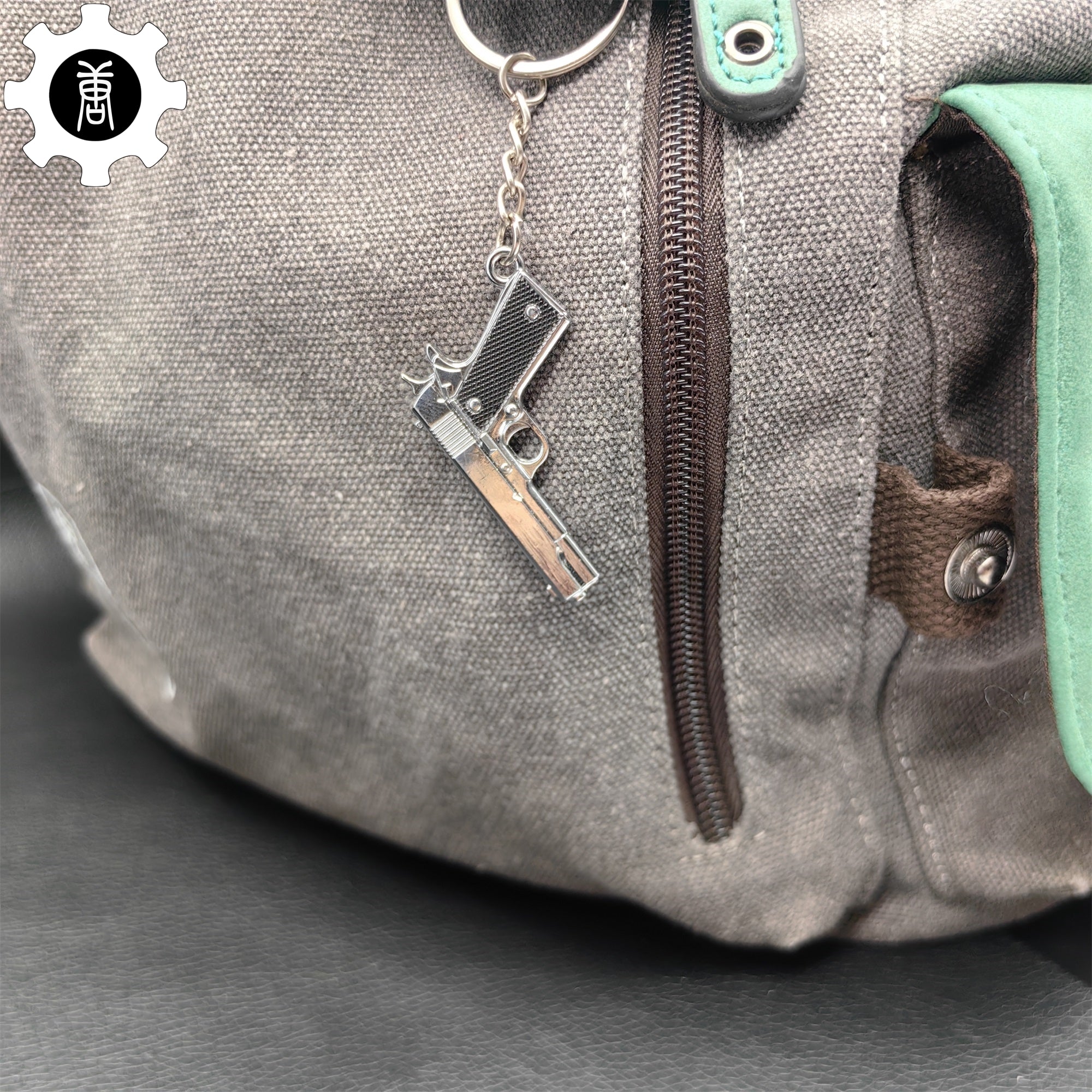 Mini M1911 Pistol Metal Keychain - Tophatter Daily Deals