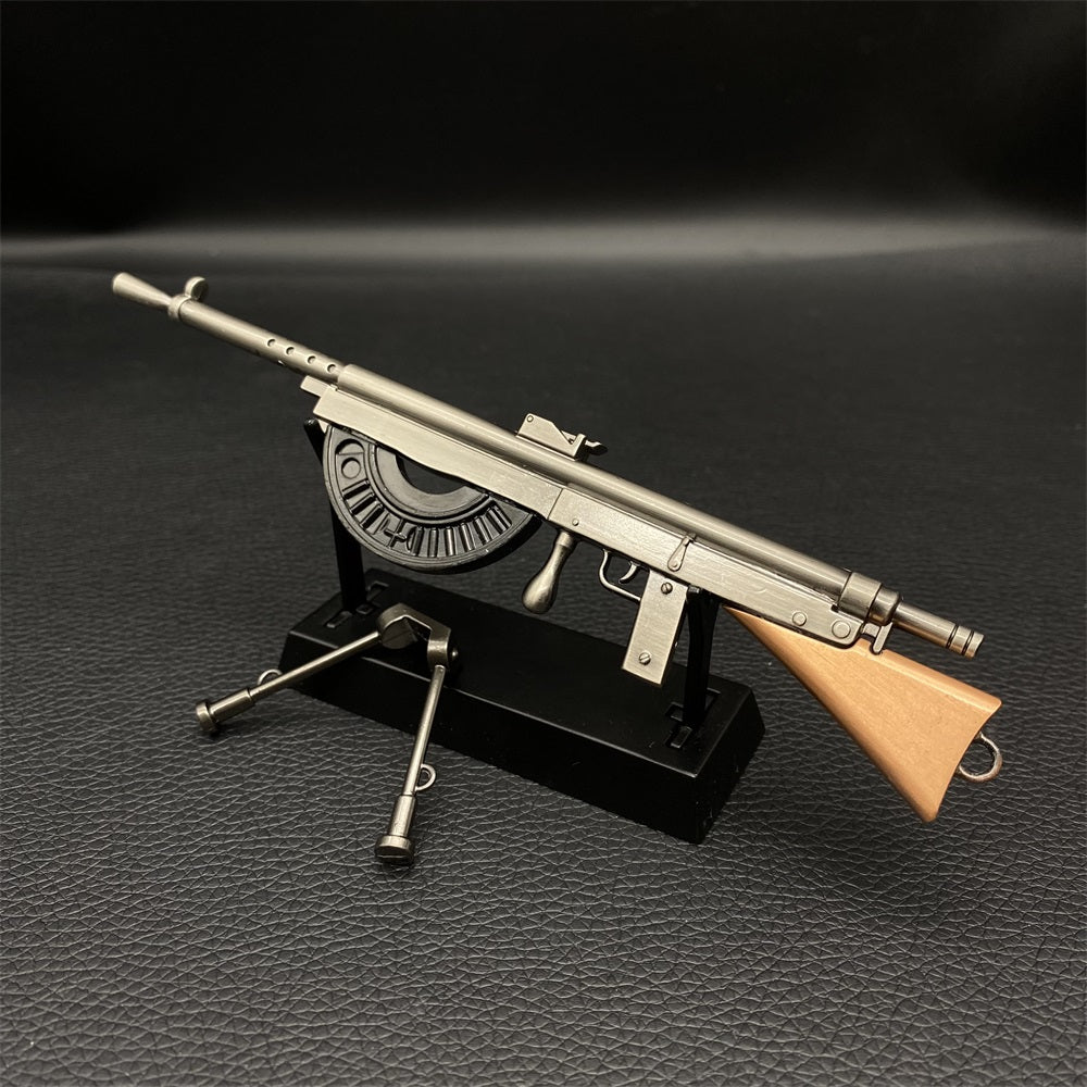 M1915 Miniature Machine Gun 17CM/6.7" With Metal Stand - Tophatter Daily Deals