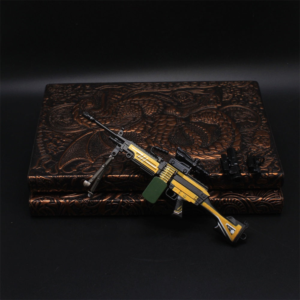 M249 Metal Industry Style Skin Miniature Gun 16.5CM/6.5" - Tophatter Daily Deals