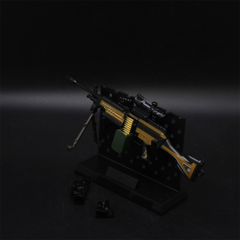 M249 Metal Industry Style Skin Miniature Gun 16.5CM/6.5" - Tophatter Daily Deals