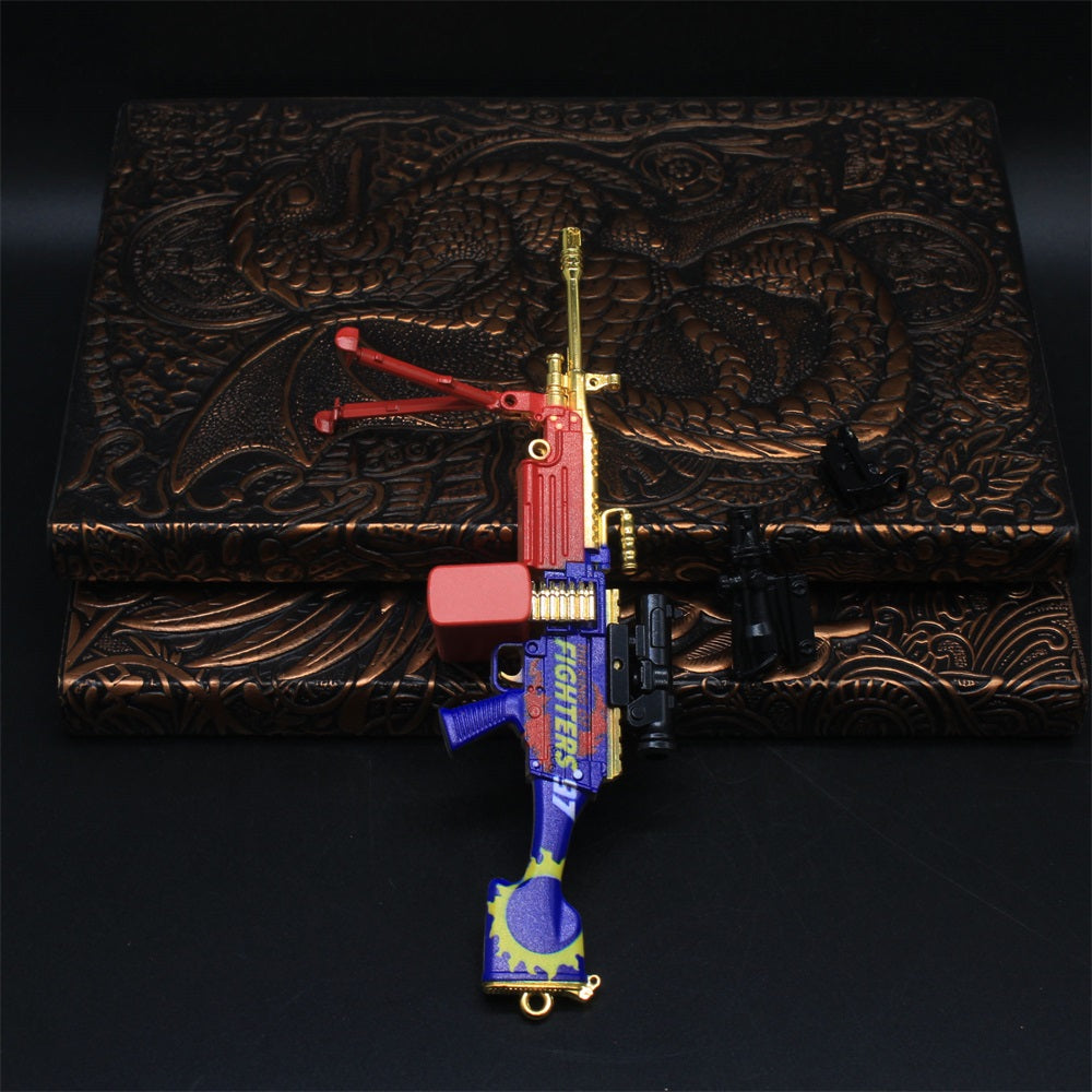 M249 Metal Industry Style Skin Miniature Gun 16.5CM/6.5" - Tophatter Daily Deals