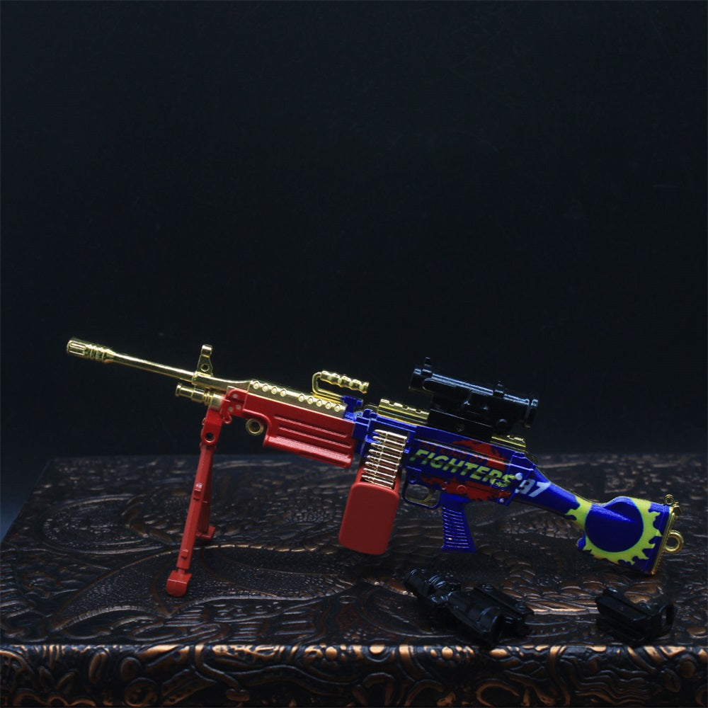 M249 MG Miniature Fighter Skin M249 Machine Gun 16.5CM/6.5" - Tophatter Daily Deals