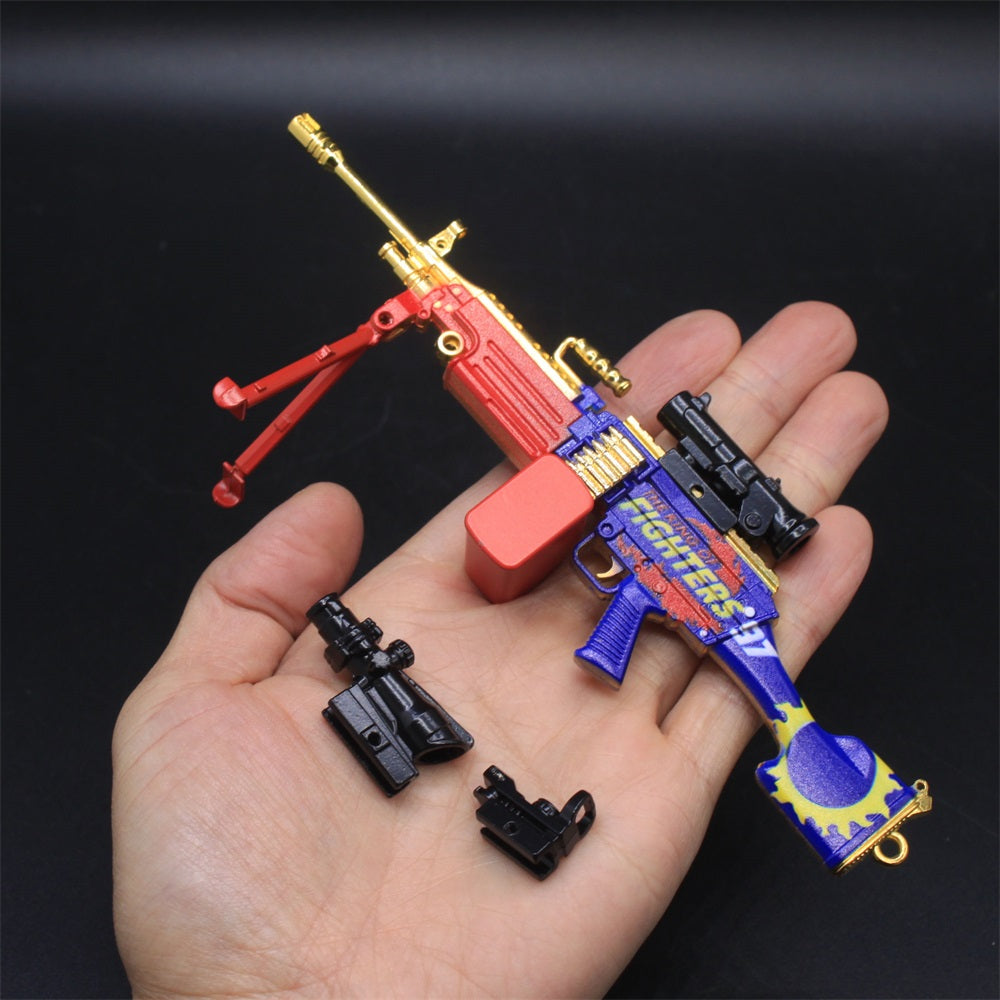 M249 MG Miniature Fighter Skin M249 Machine Gun 16.5CM/6.5" - Tophatter Daily Deals