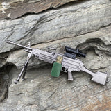 M249 Metal Industry Style Skin Miniature Gun 16.5CM/6.5" - Tophatter Daily Deals