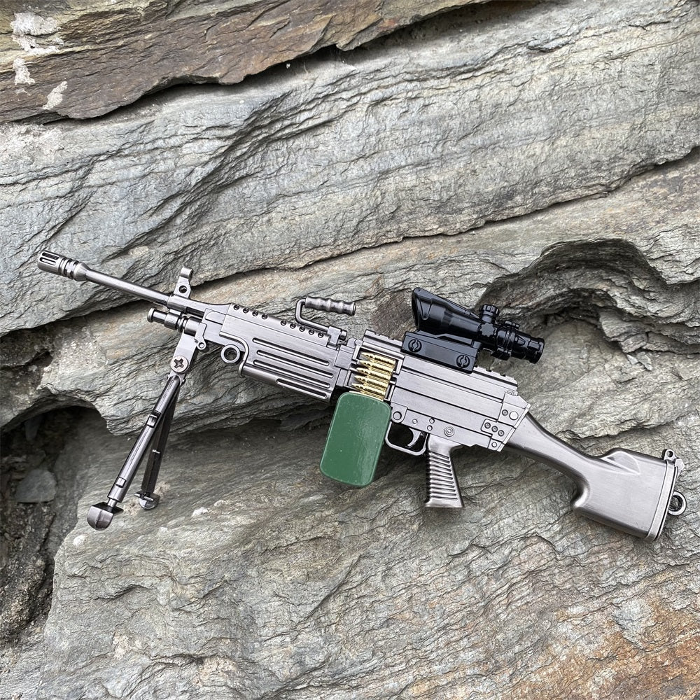 M249 Metal Industry Style Skin Miniature Gun 16.5CM/6.5" - Tophatter Daily Deals