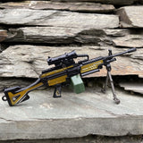 M249 Metal Industry Style Skin Miniature Gun 16.5CM/6.5" - Tophatter Daily Deals