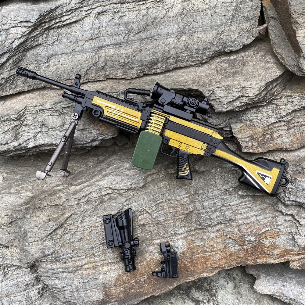 M249 Metal Industry Style Skin Miniature Gun 16.5CM/6.5" - Tophatter Daily Deals
