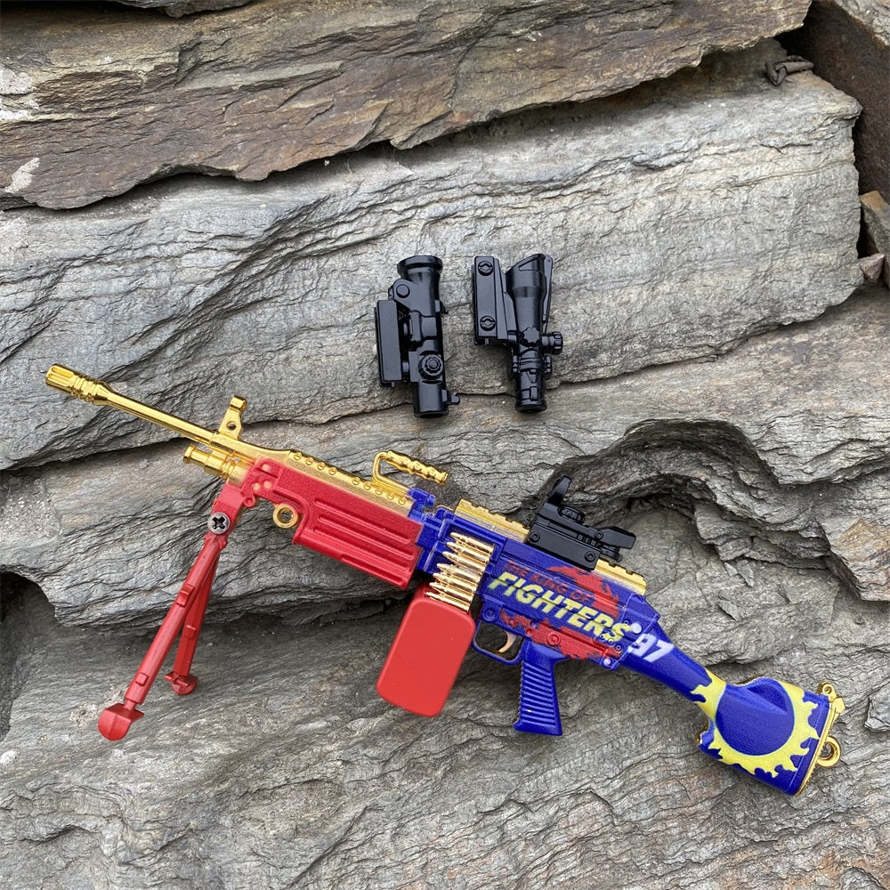 M249 MG Miniature Fighter Skin M249 Machine Gun 16.5CM/6.5" - Tophatter Daily Deals