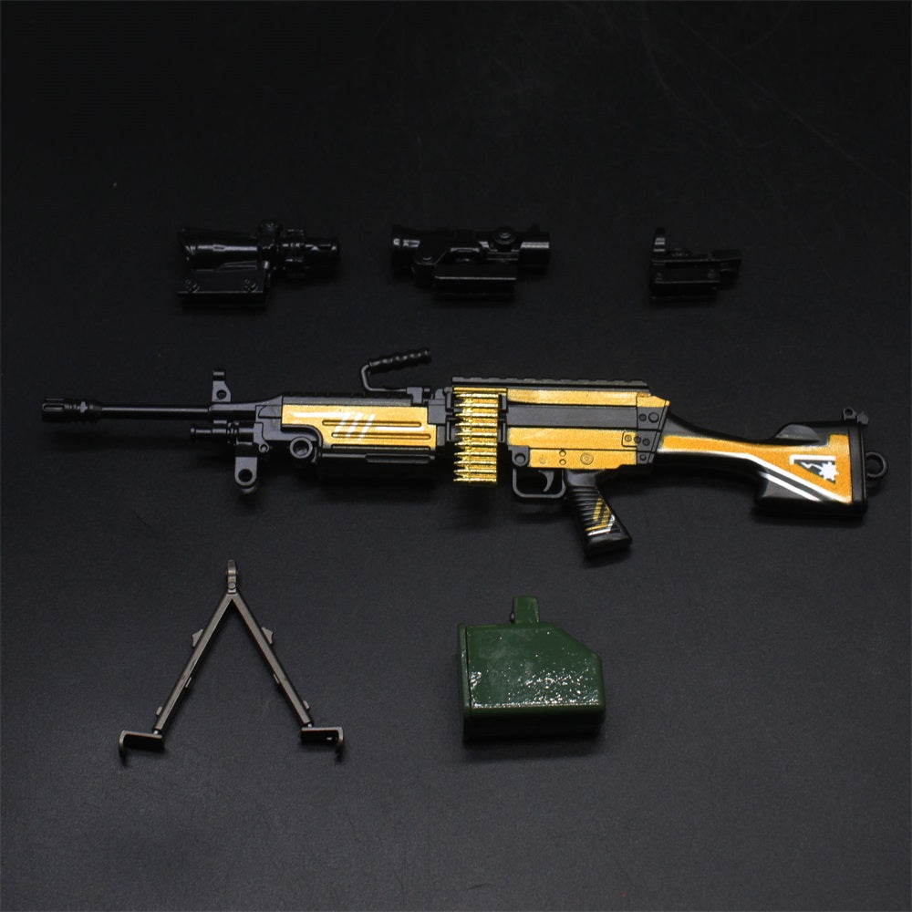 M249 Metal Industry Style Skin Miniature Gun 16.5CM/6.5" - Tophatter Daily Deals