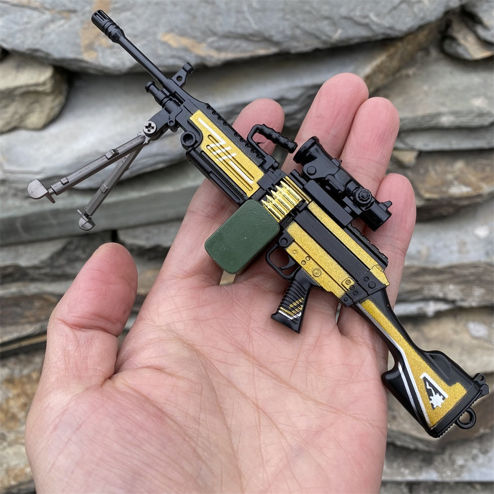 M249 Metal Industry Style Skin Miniature Gun 16.5CM/6.5