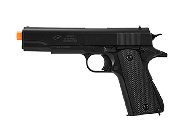 Double Eagle Heavyweight Airsoft M292 Spring Pistol with Lanyard Loop - Tophatter's Guns'N'Weapons Store Collectible Weapons - Tophatter Daily Deals