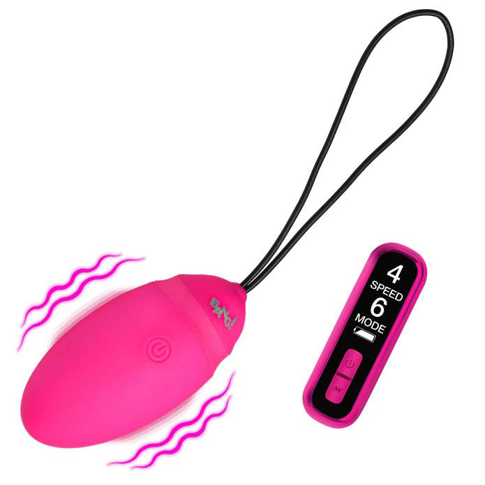 Vibrating Silicone Egg (Pink) – Remote-Controlled 2.8 Inch Vibrator > Sex Toys For Ladies > Vibrating Eggs - Tophatter Daily Deals