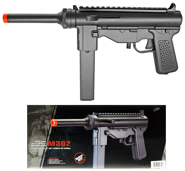 Double Eagle M302F M3 Grease Gun Spring Power WW2 Airsoft Gun Airsoft-SpringPistol - Tophatter Daily Deals