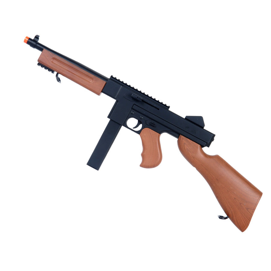 Double Eagle Thompson M1A1 FPS-300 Spring Airsoft Rifle - Tophatter's Army Products & Self Defense Collectible Weapons - Tophatter Daily Deals