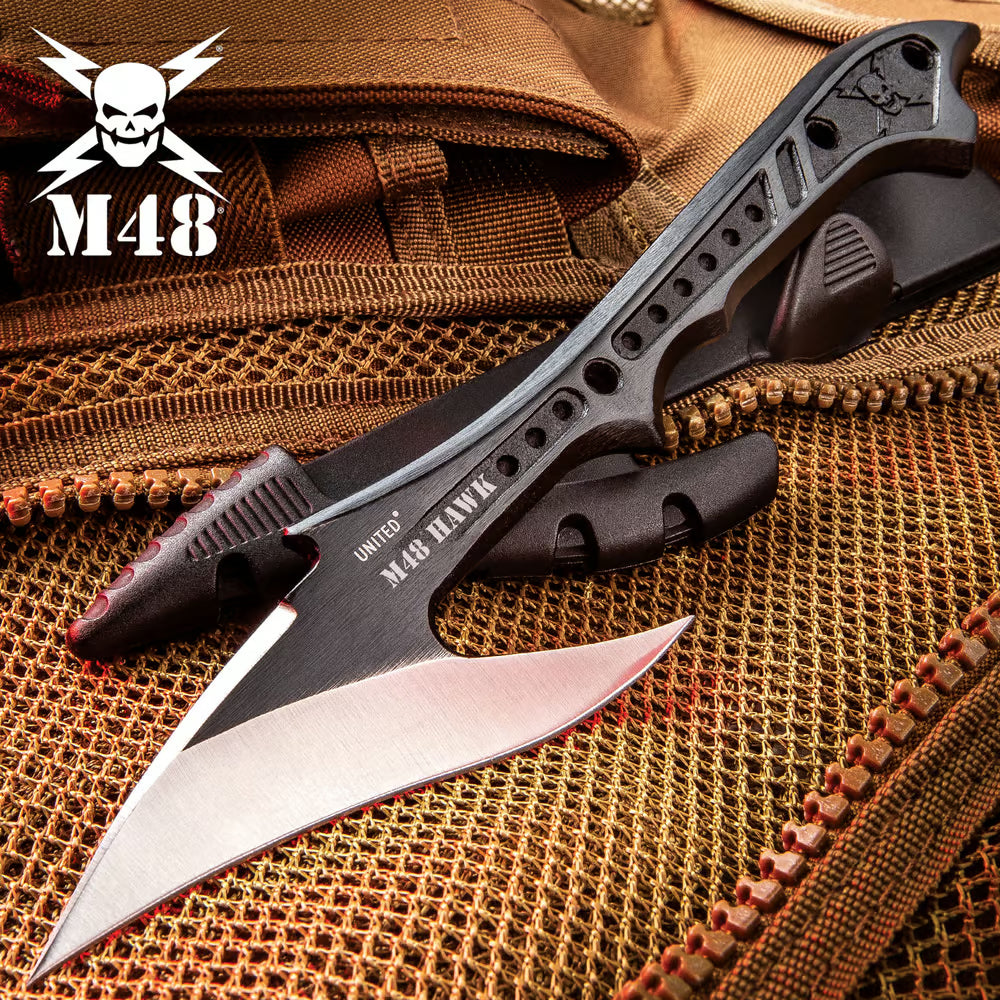 M48 Tactical Harpoon With Molded Locking Sheath - Tophatter Daily Deals