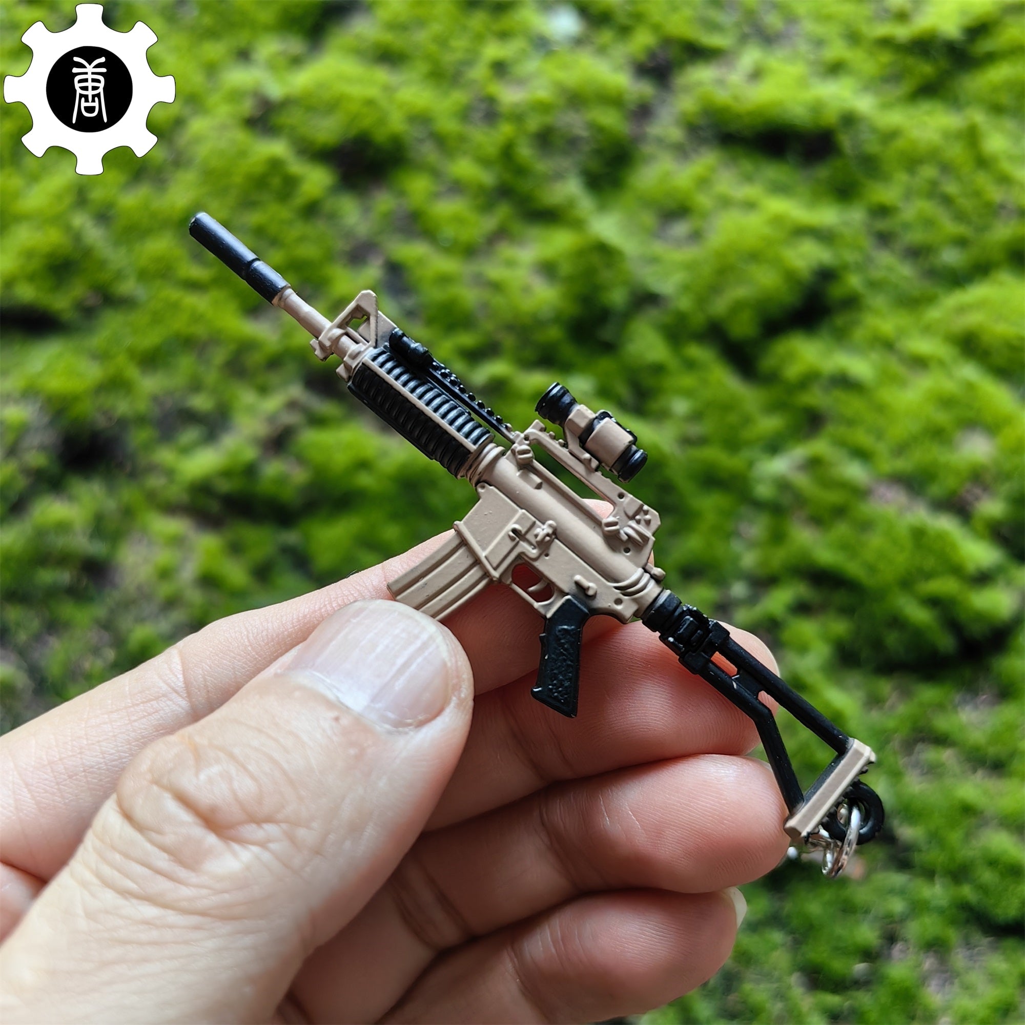21 in 1 World Famous Assault Rifle Gun Keychain Metal Pendant For Military Hobby - Tophatter Daily Deals
