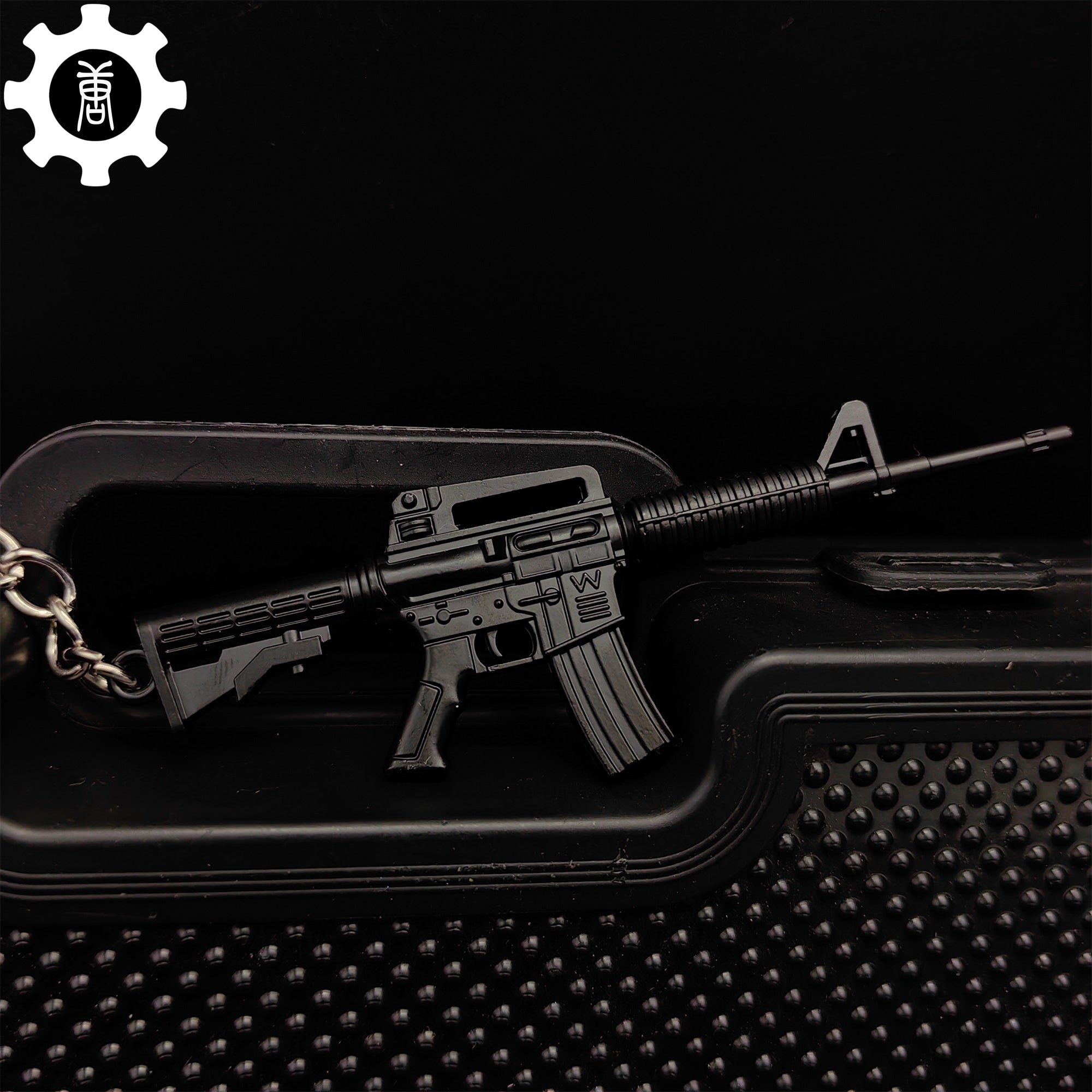 21 in 1 World Famous Assault Rifle Gun Keychain Metal Pendant For Military Hobby M4A1 - Tophatter Daily Deals