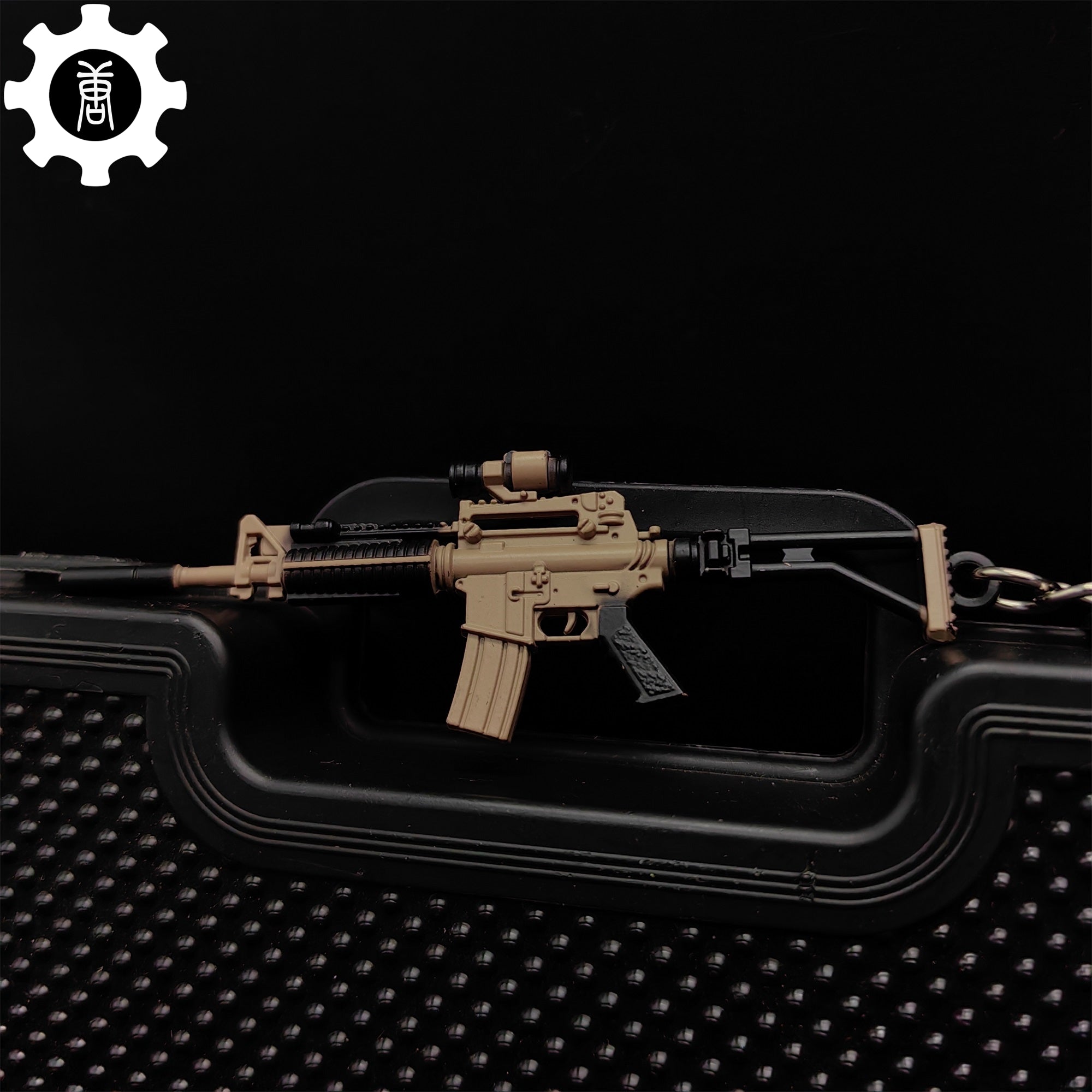 Assault Rifle Keychain 21 in 1 World Famous Assault Rifle Gun Keychain Metal Pendant For Mili ...