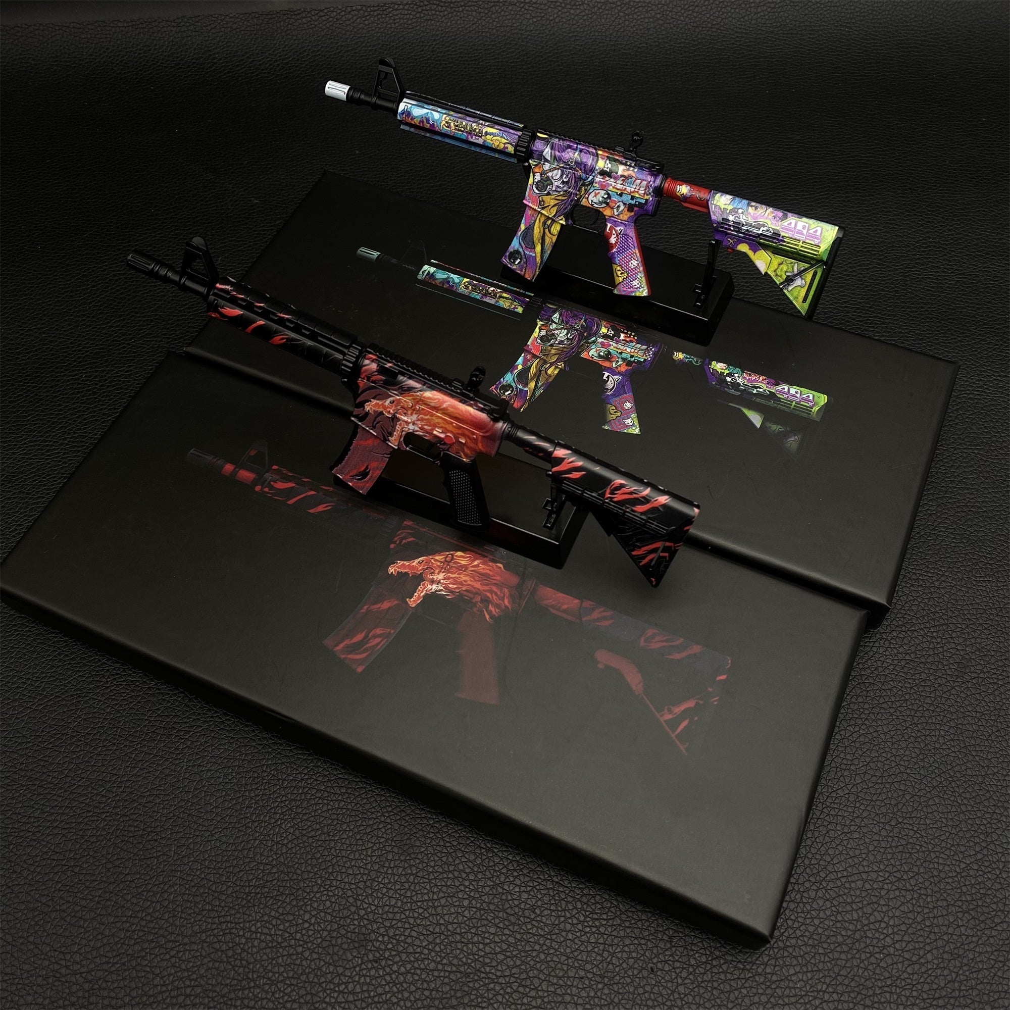 Most Popular Howl In Living Color Skin M4A4 Gun Miniature For Display - Tophatter Daily Deals
