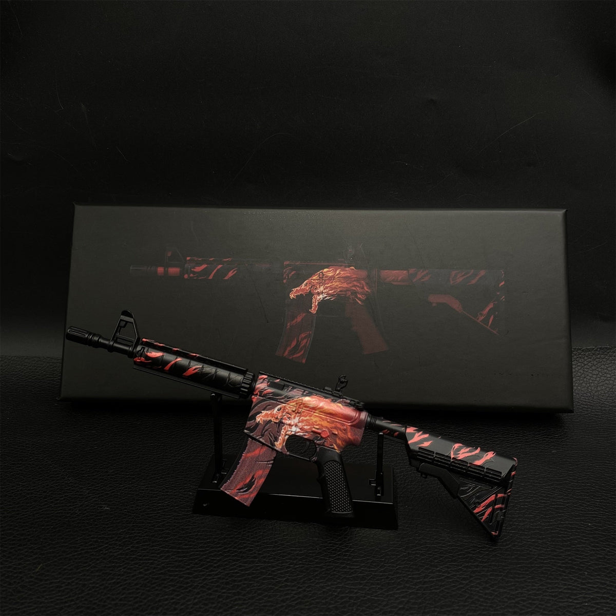 Most Popular Howl In Living Color Skin M4A4 Gun Miniature For Display - Tophatter Daily Deals