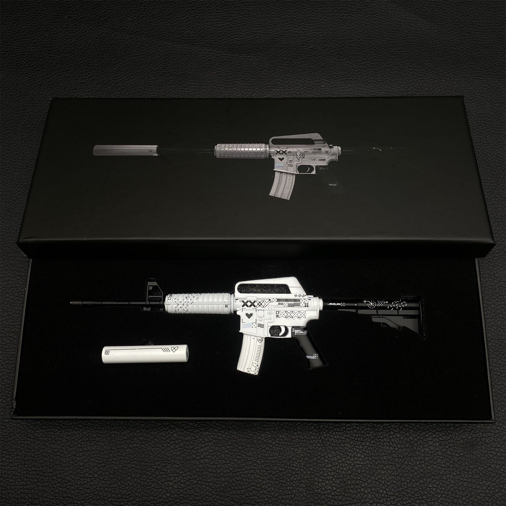 Top Rank Printstream Hyper Beast M4A1-S Gun Miniature For Collection - Tophatter Daily Deals